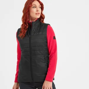 Adderley Womens Insulated Running Gilet - Black