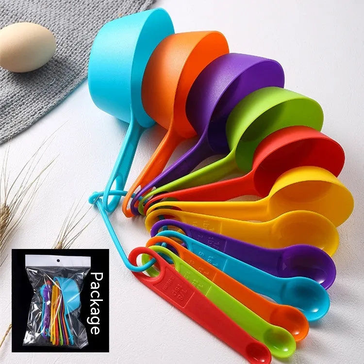 Baking Tool Plastic Plastic Measuring Spoon Measuring Cup Set