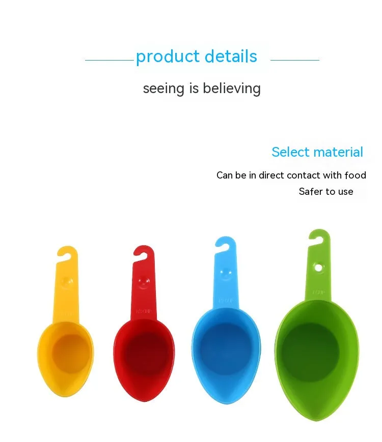 Baking Tool Plastic Plastic Measuring Spoon Measuring Cup Set