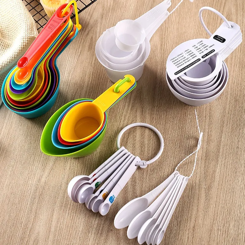 Baking Tool Plastic Plastic Measuring Spoon Measuring Cup Set