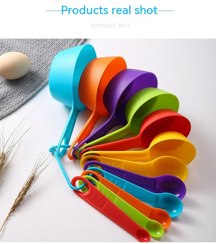 Baking Tool Plastic Plastic Measuring Spoon Measuring Cup Set