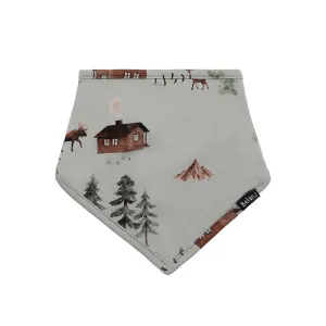 Bandana Bib  - Moose on Green