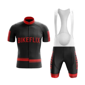 Bikeflix Club Cycling Kit (V1) (Black)