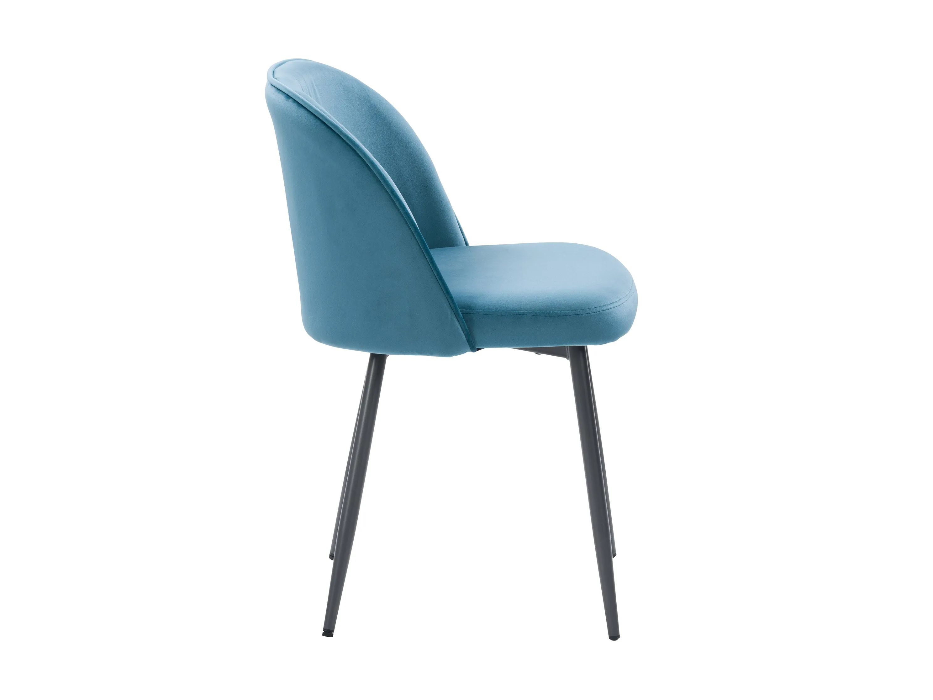 Blue Velvet Side Chair