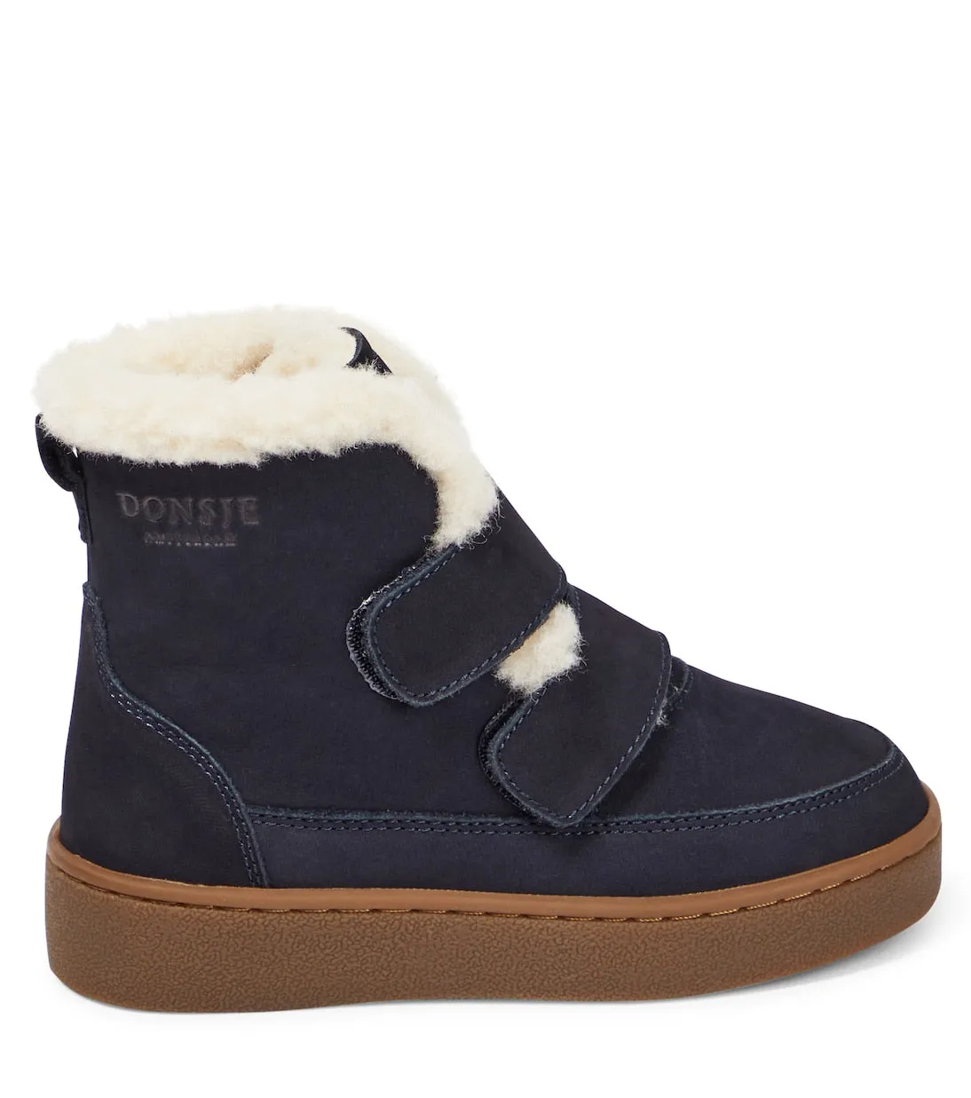 Clenn suede boots with Donsje lining, blue