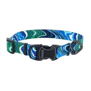 Coastal Pet Products Inspire Adjustable Fashion Dog Collar in Malachite Magic