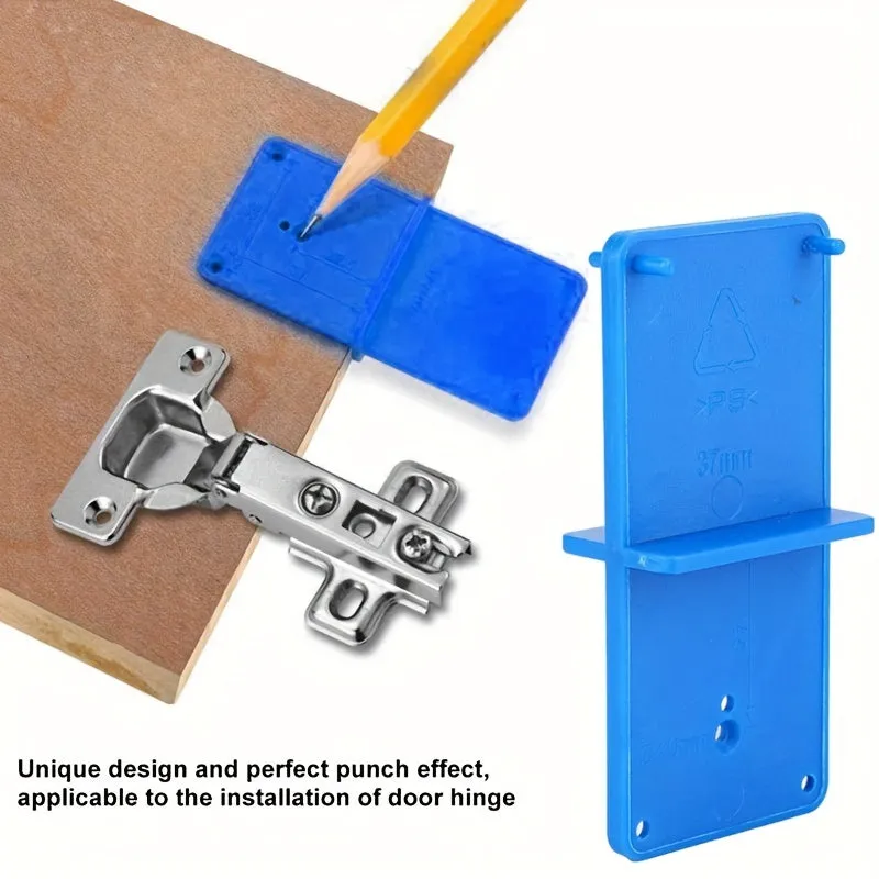 Door Cabinet Hinge Hole Drill Guide for Home Improvement