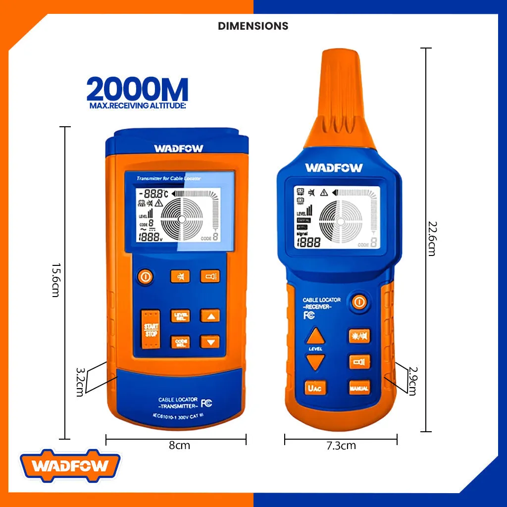 Electric Cable Testing Tracker Device (maximum measurement 2000m) WTP9504