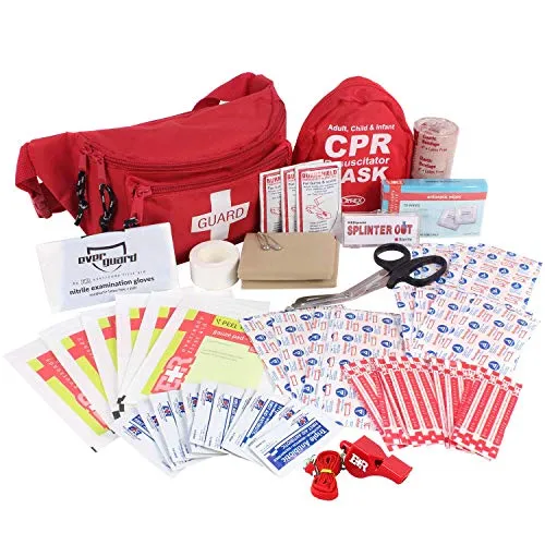 Ever Ready First Aid complete emergency kit with Philips AED, Defibrillation pads, and Beaty CPR (Adults and Children)