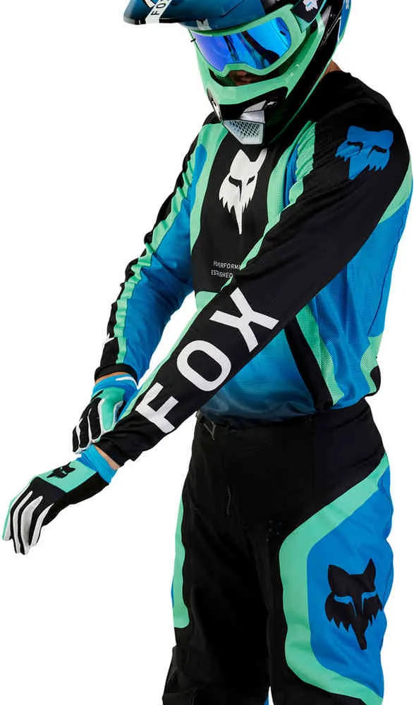 FOX Motocross Jersey 180 Ballast, Black/Blue