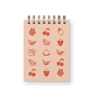 Fruit Grid Mini Jotter Notebook