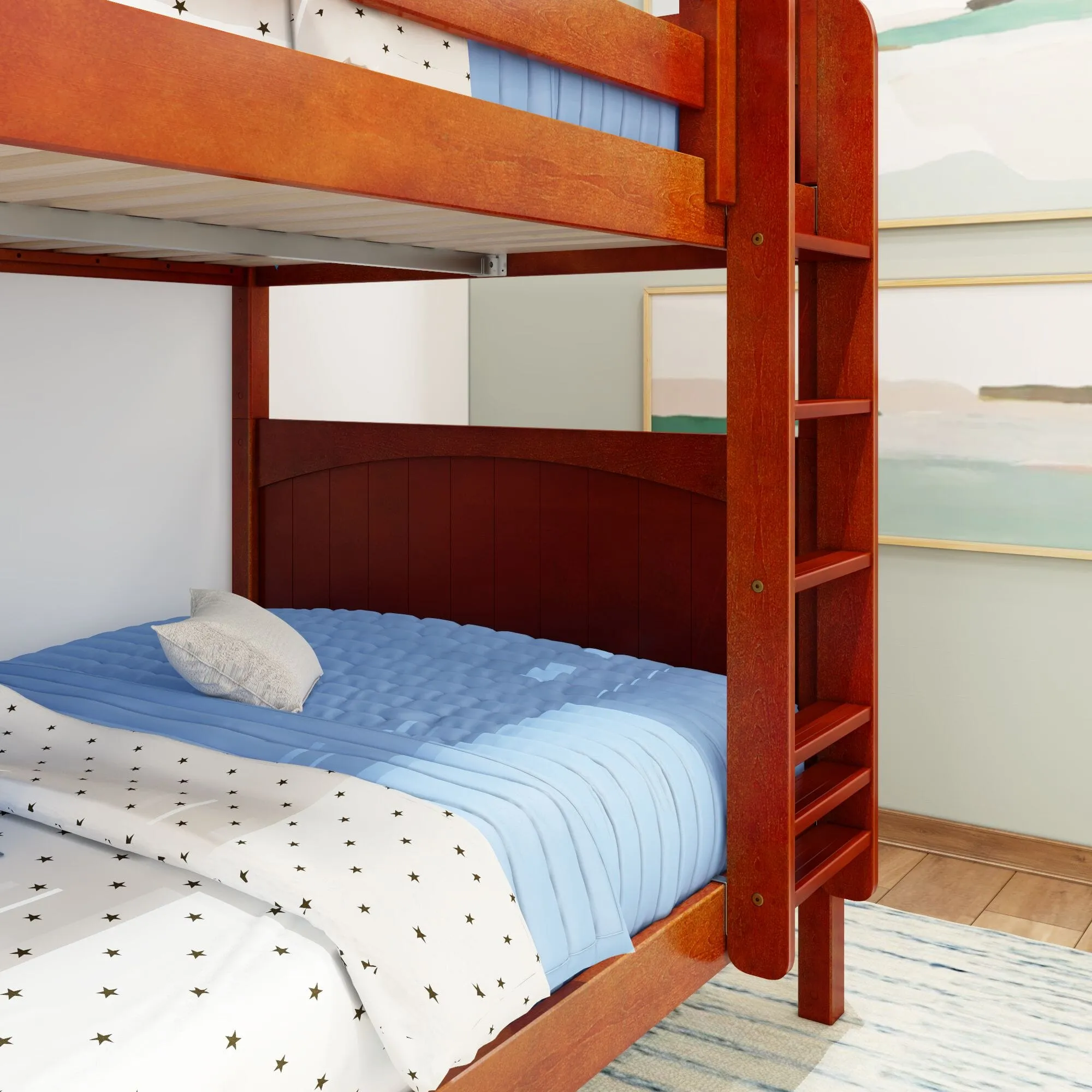 Full High Bunk Bed with Ladder