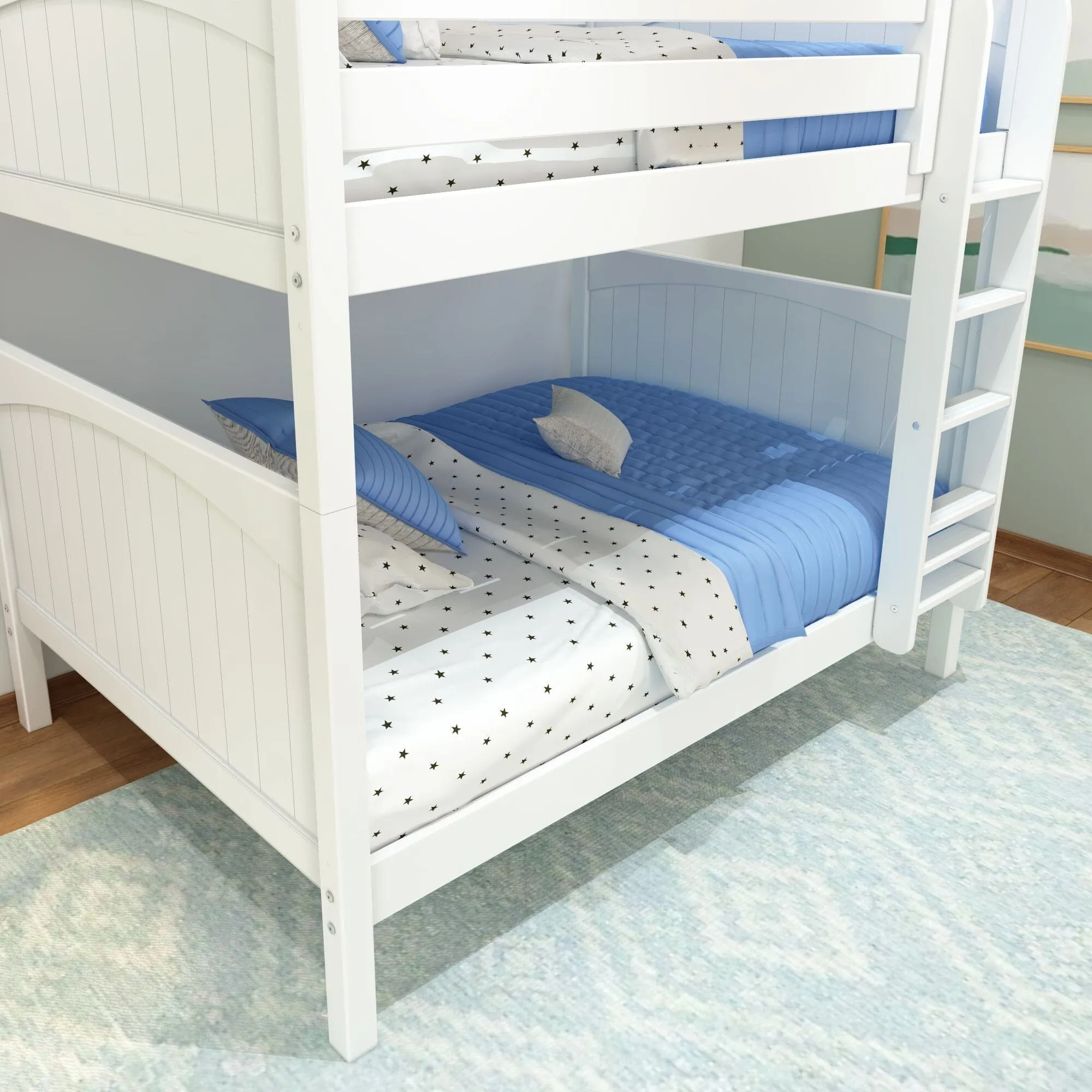 Full High Bunk Bed with Ladder