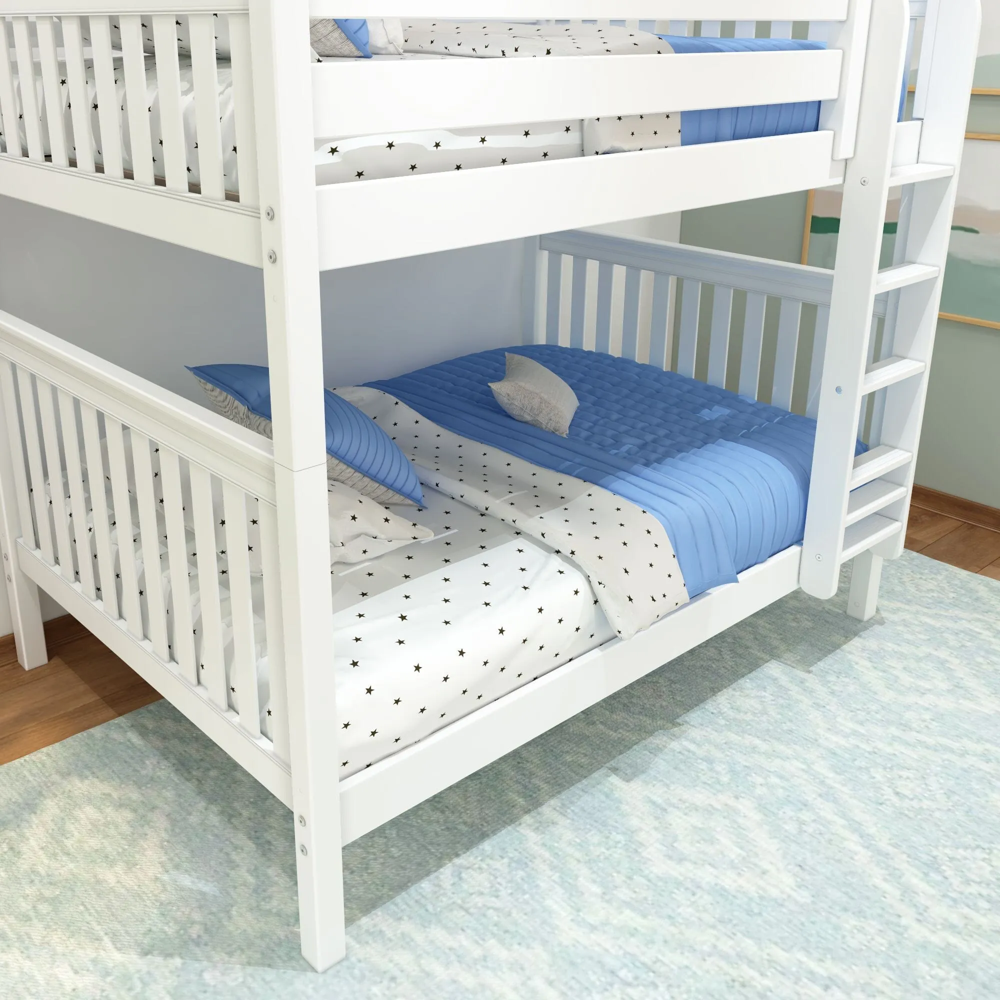 Full High Bunk Bed with Ladder