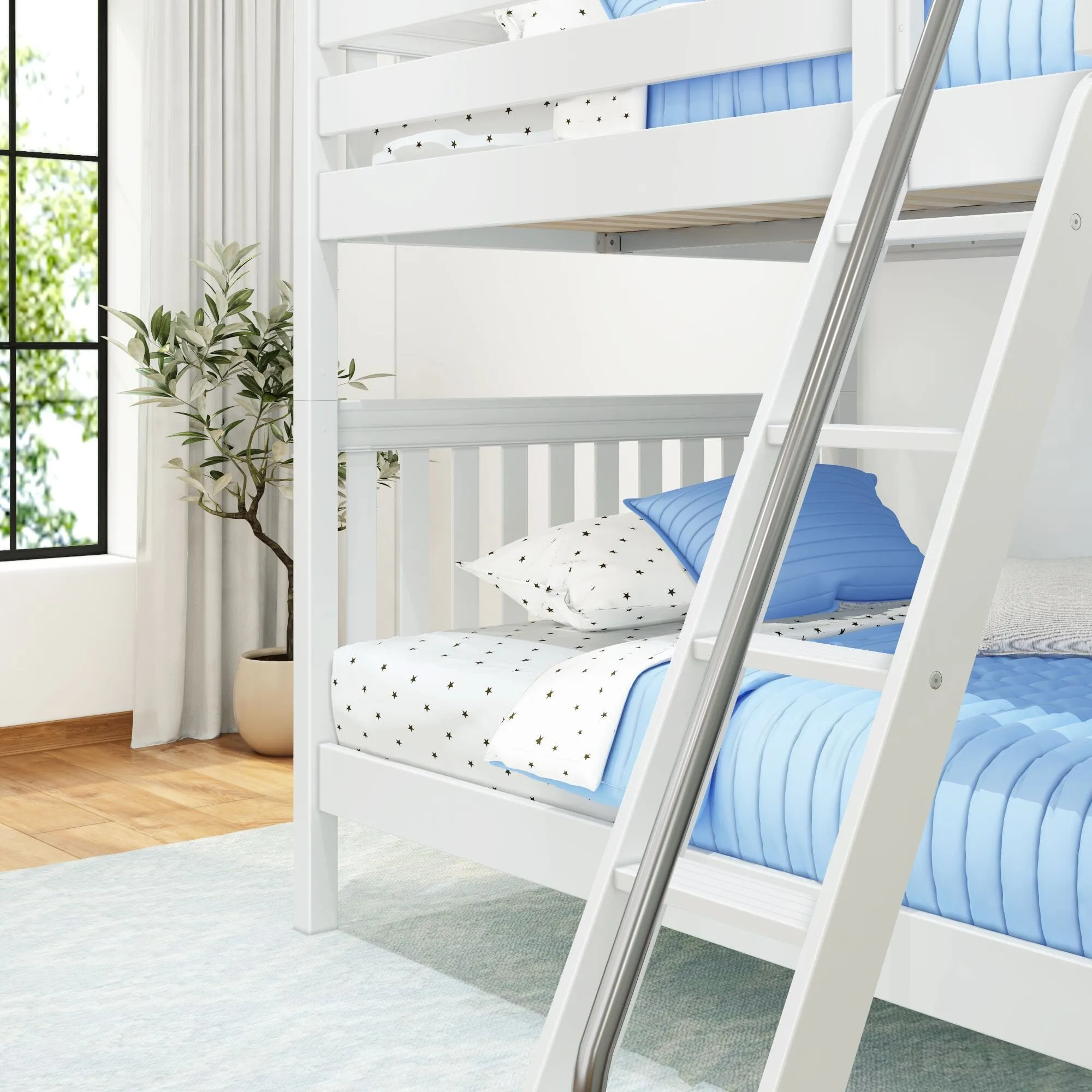 Full High Bunk Bed with Ladder