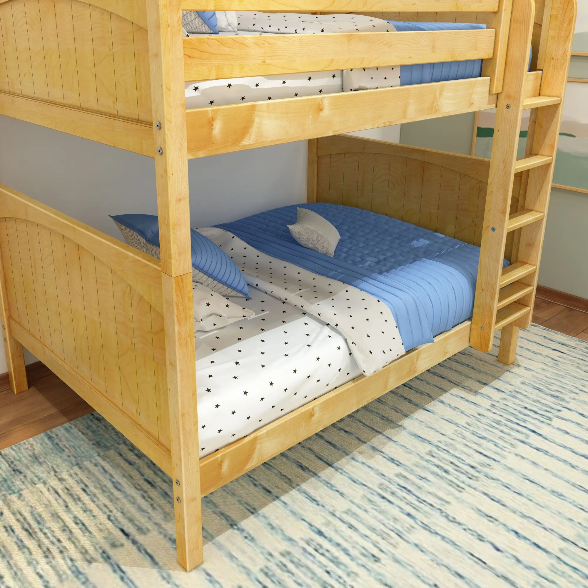 Full High Bunk Bed with Ladder