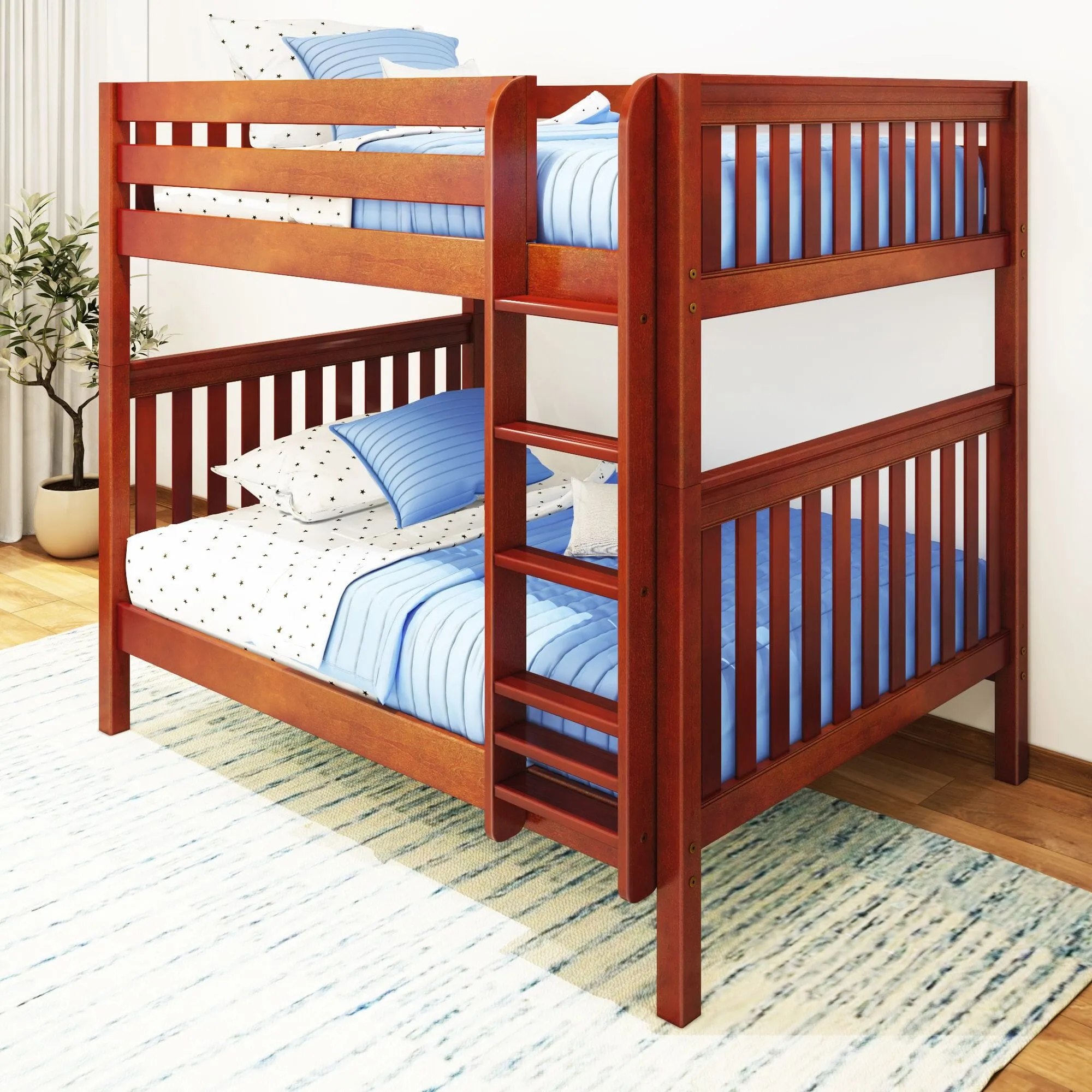 Full High Bunk Bed with Ladder