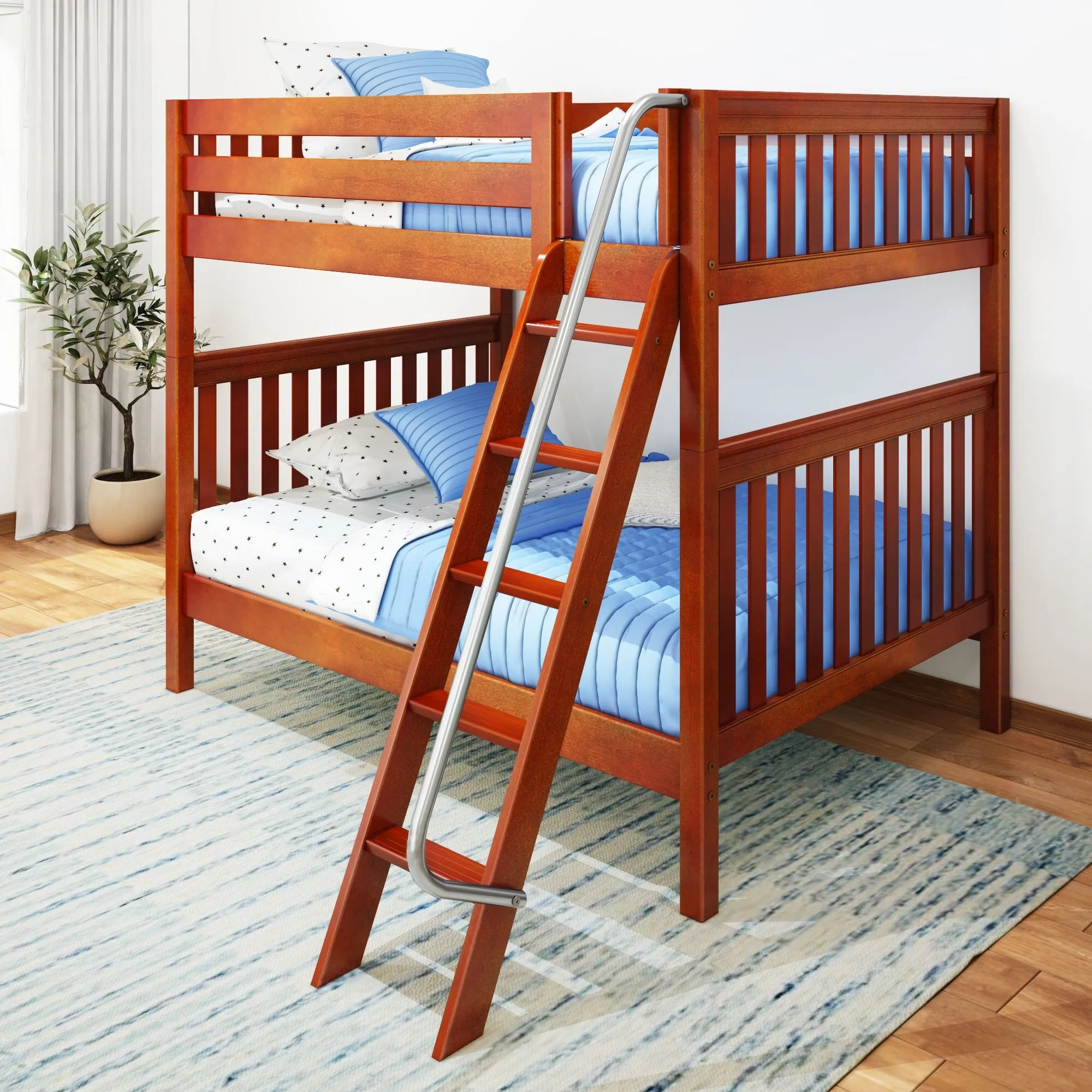 Full High Bunk Bed with Ladder