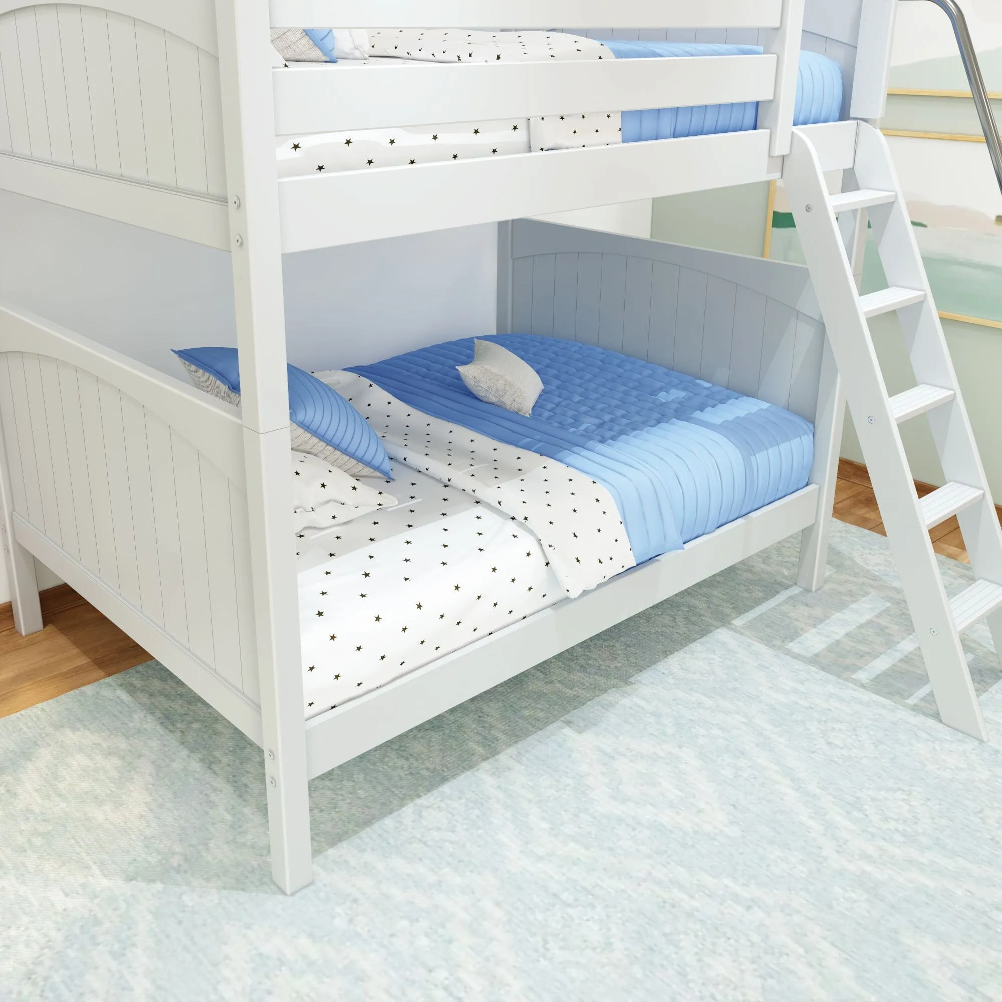 Full High Bunk Bed with Ladder