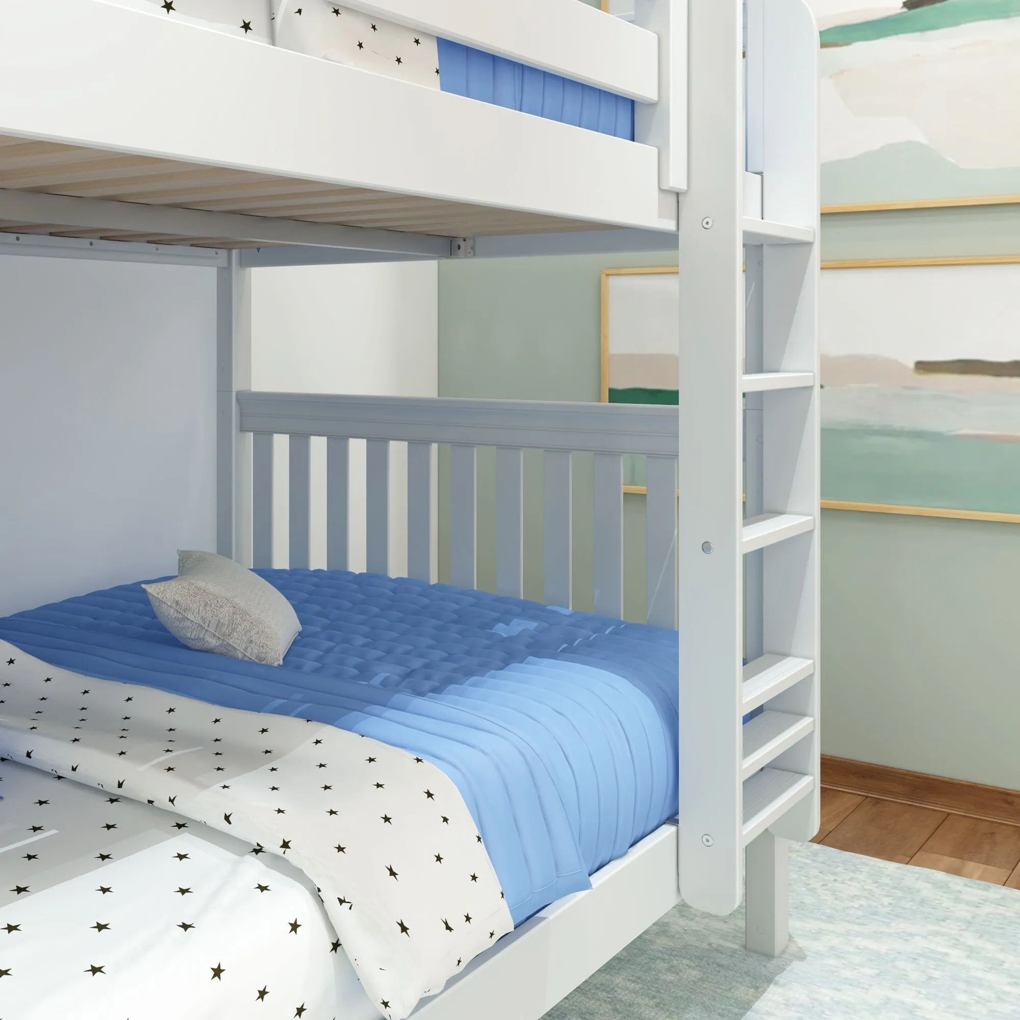 Full High Bunk Bed with Ladder