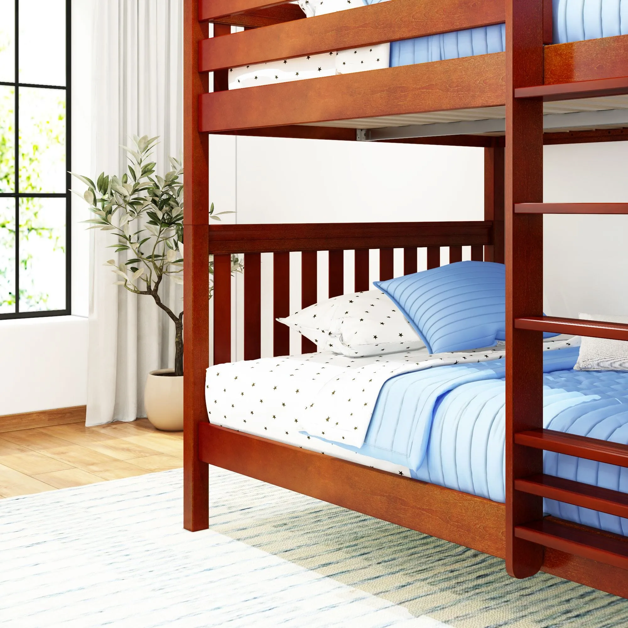 Full High Bunk Bed with Ladder