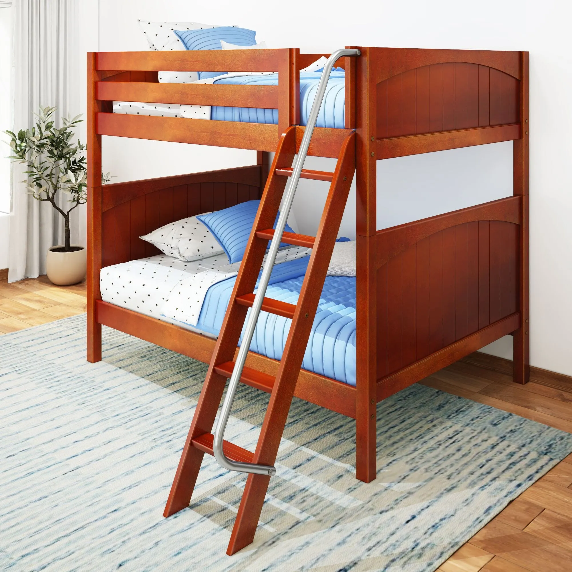 Full High Bunk Bed with Ladder