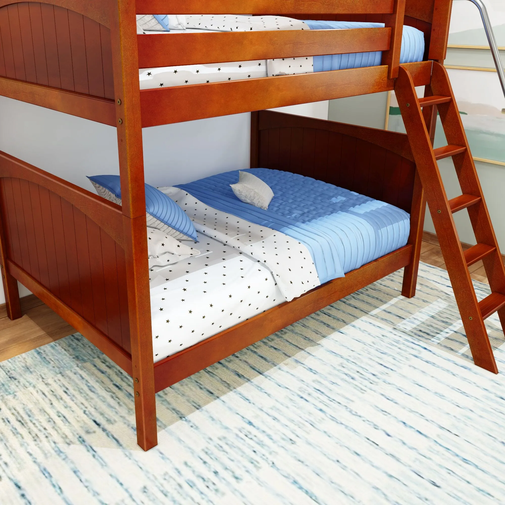 Full High Bunk Bed with Ladder