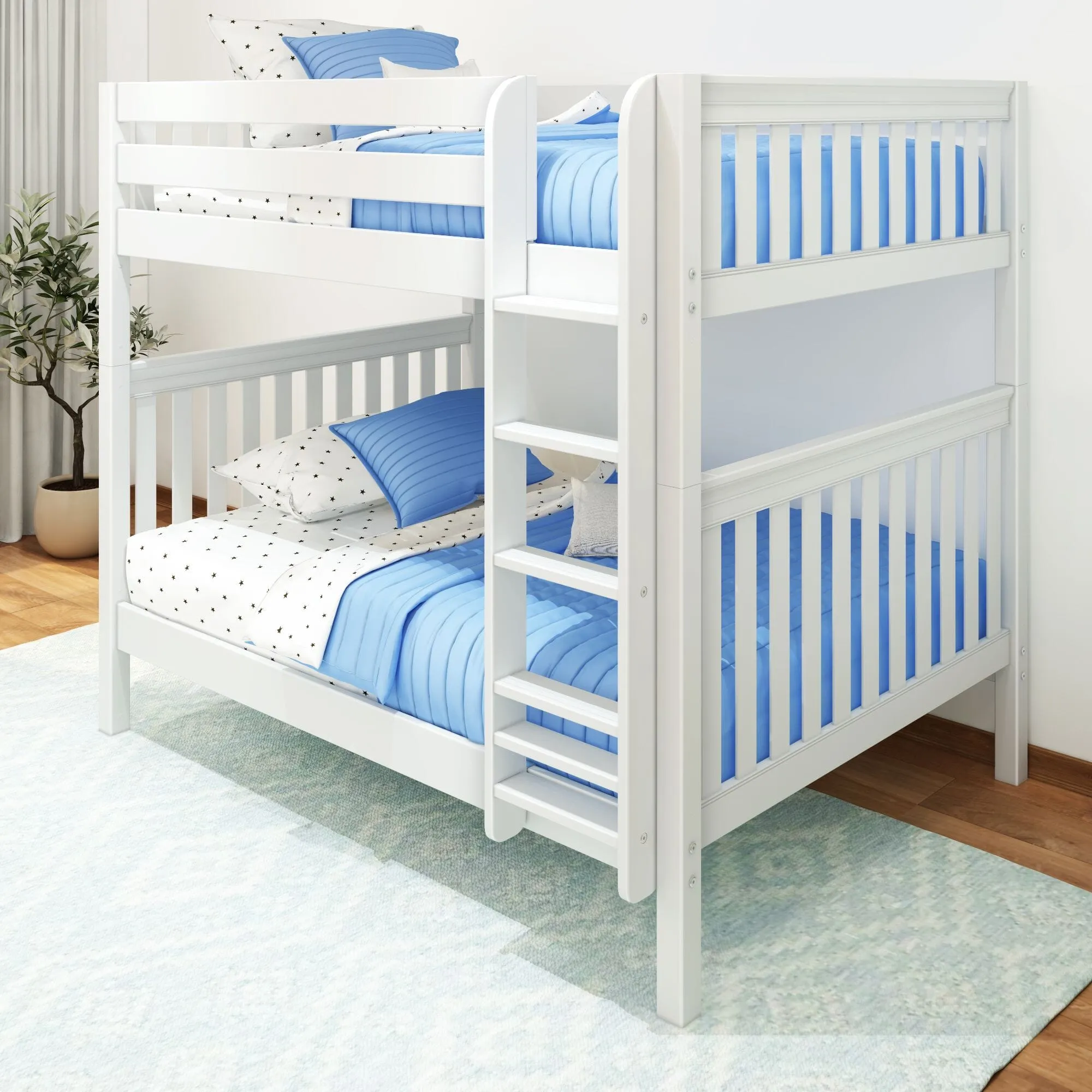 Full High Bunk Bed with Ladder