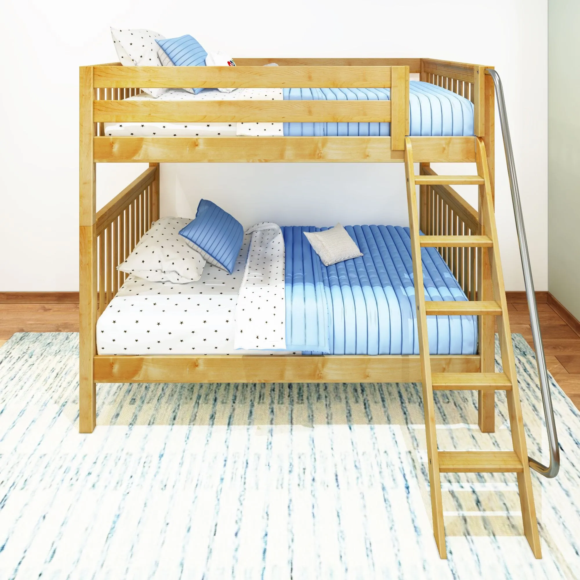 Full High Bunk Bed with Ladder