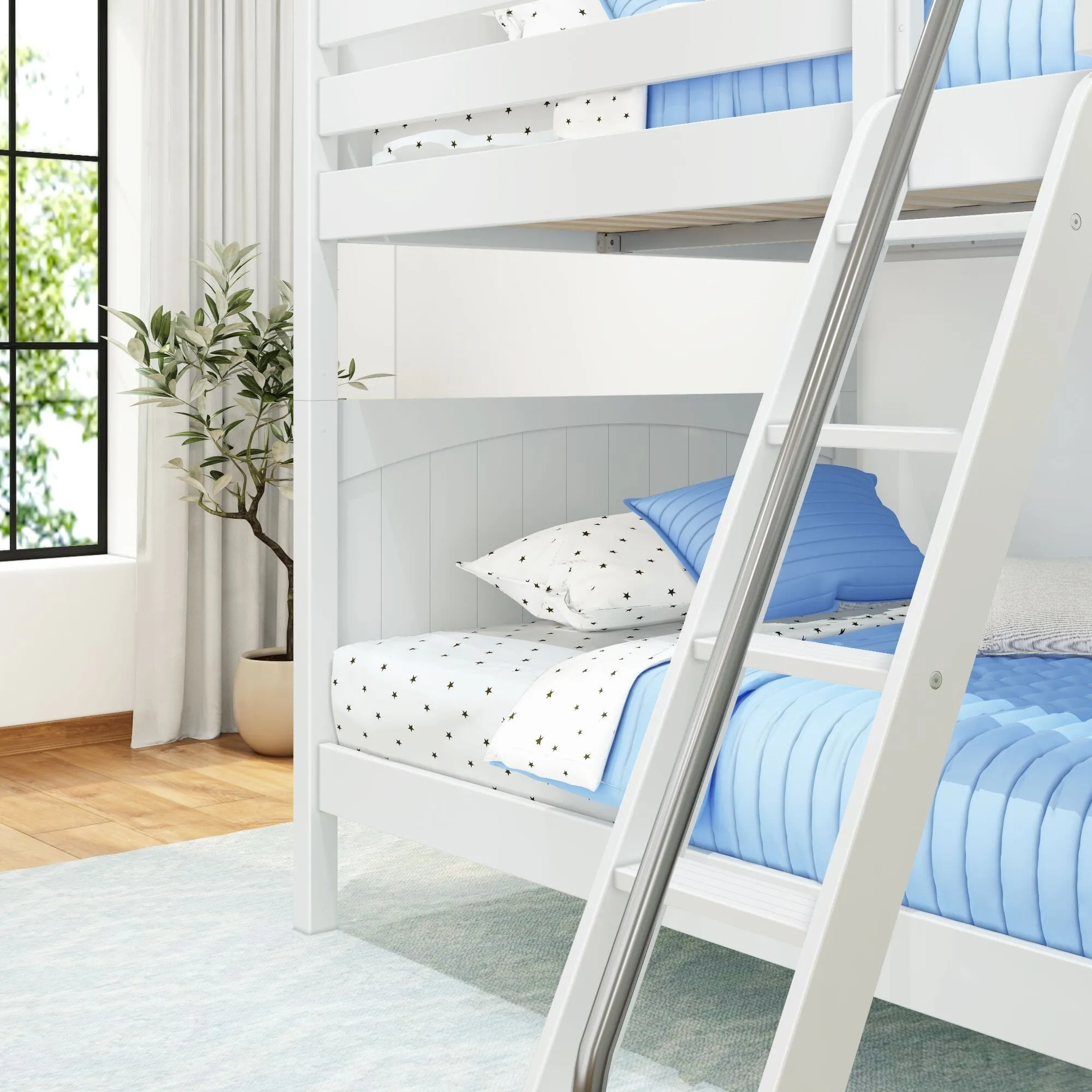 Full High Bunk Bed with Ladder