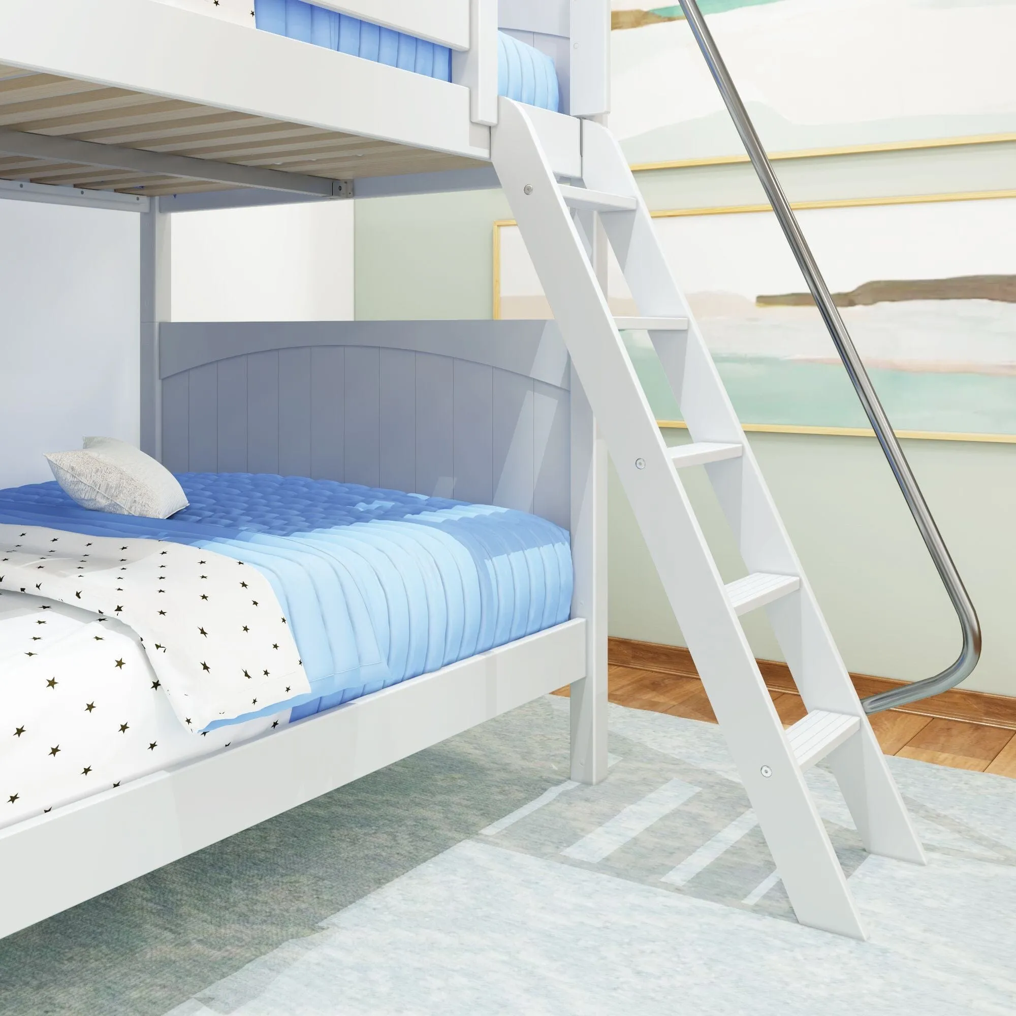 Full High Bunk Bed with Ladder