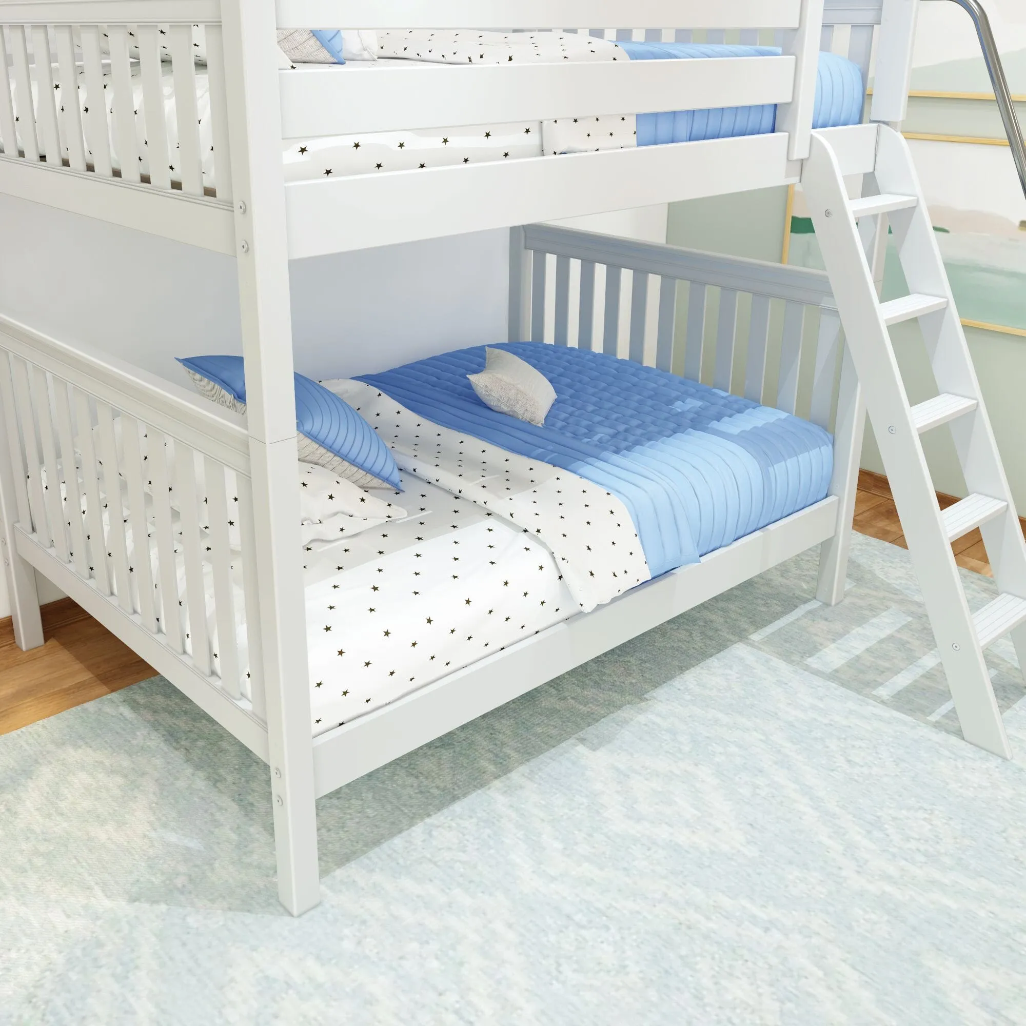 Full High Bunk Bed with Ladder