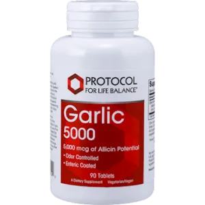 Garlic 5000 Enteric 90 tabs by Protocol For Life Balance