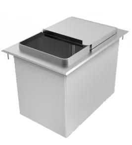 GSW Stainless-Steel Drop-in Ice Bin 12x18 IB1218