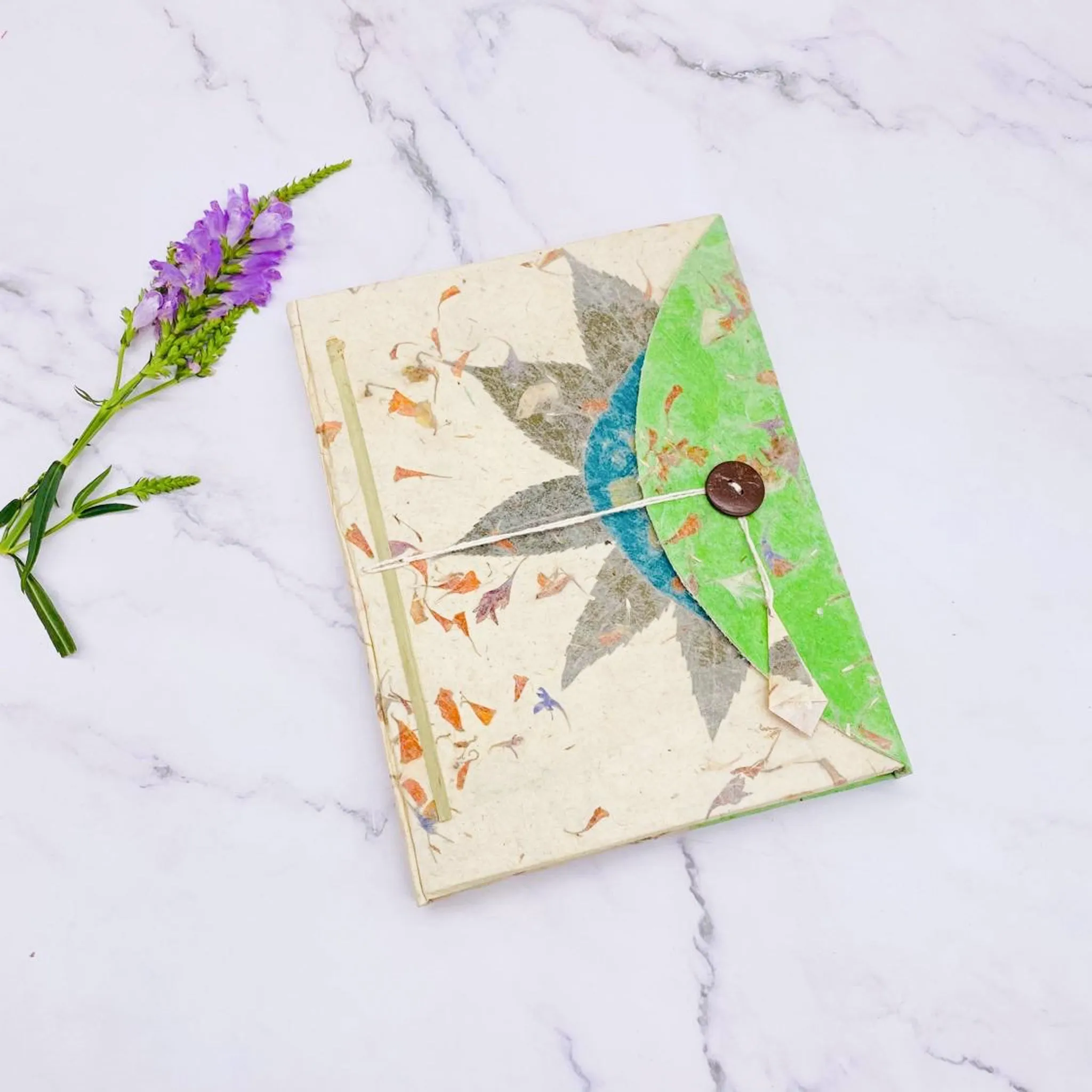 Handmade Flower Design Note Book