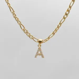 ICY Initial Necklace | Figaro