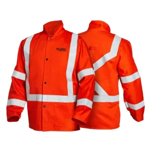 Lincoln Electric High Vis Orange FR Welding Jacket - K4692