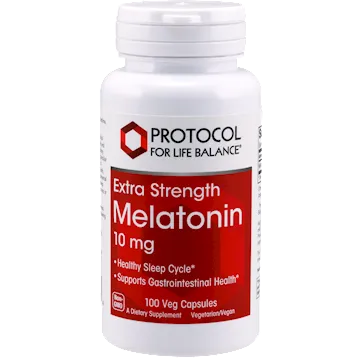 Melatonin 10mg 100 vcaps by Protocol For Life Balance