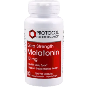 Melatonin 10mg 100 vcaps by Protocol For Life Balance