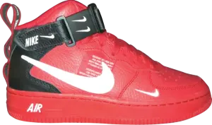 Nike Air Force 1 Mid LV8 GS 'University Red'