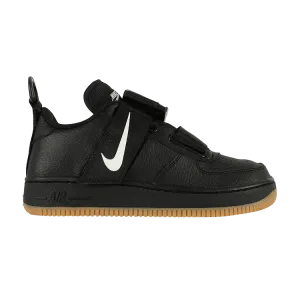 Nike Air Force 1 Utility GS 'Black White Gum' Sneakers, black