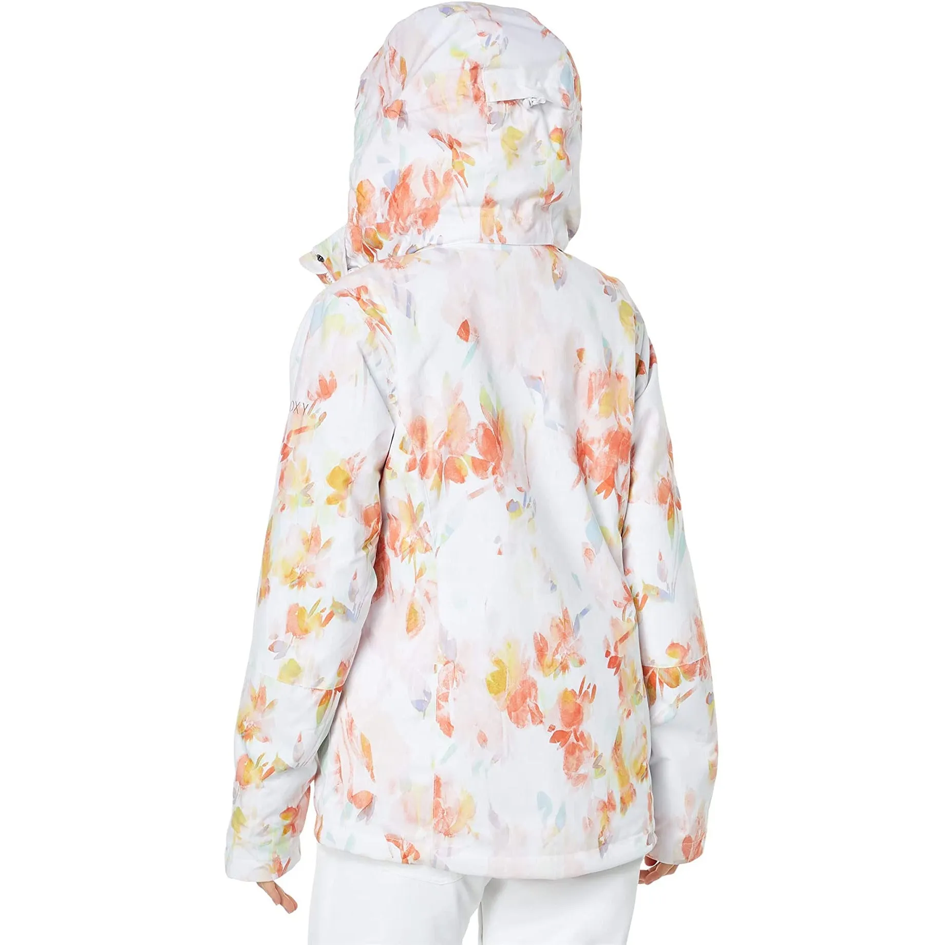 Roxy Jetty Snow Jacket Bright White Tenderness (WBB2)