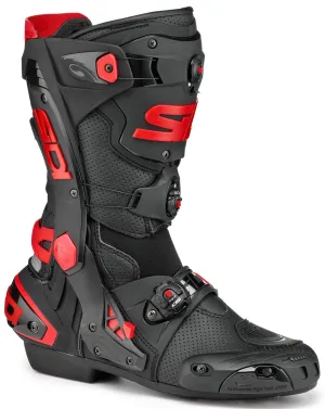 Sidi Rex Air Road Race Boots - Black/Red