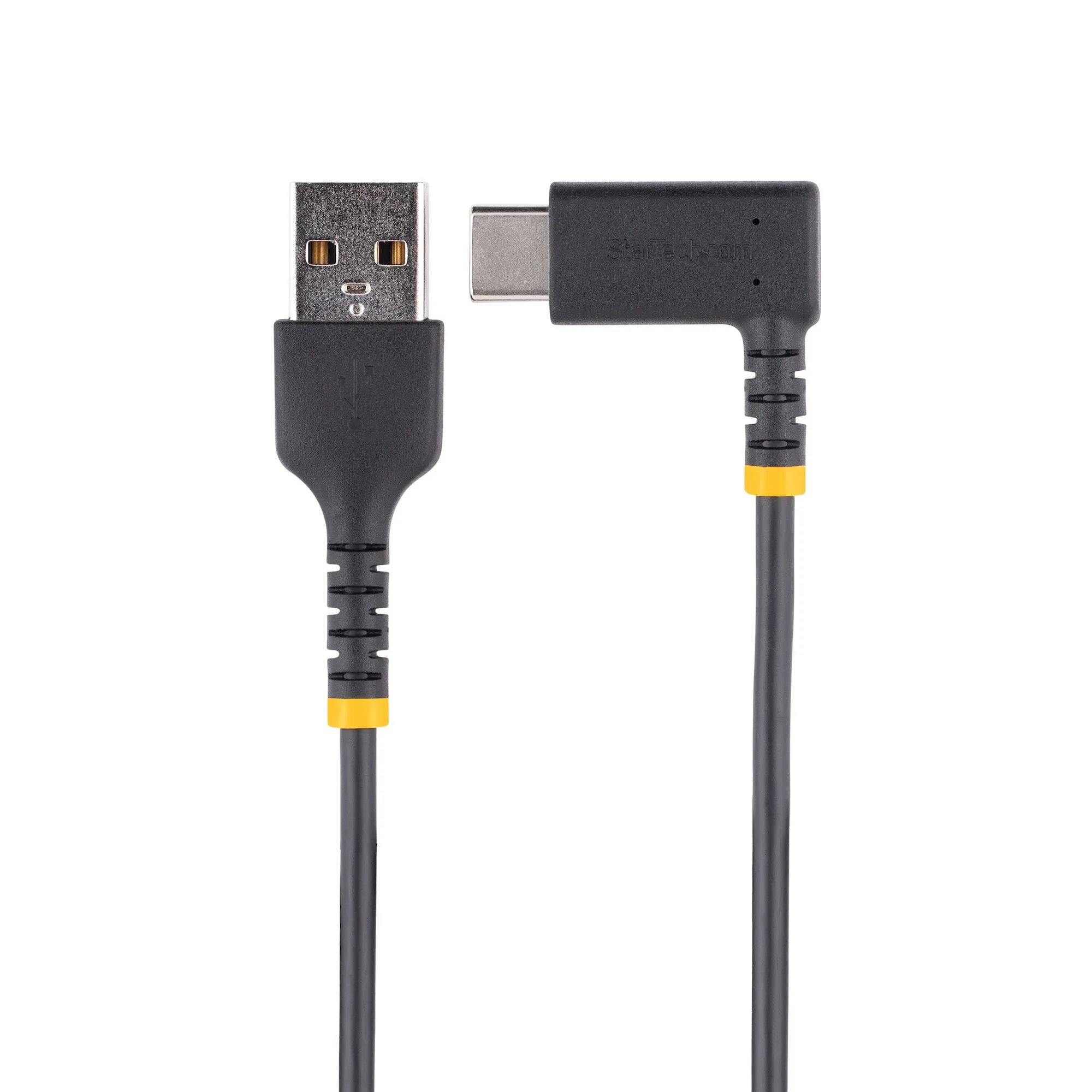 Startech 15Cm Usb-A To Usb-C Fast Charging Cable - Robust, Angled Design