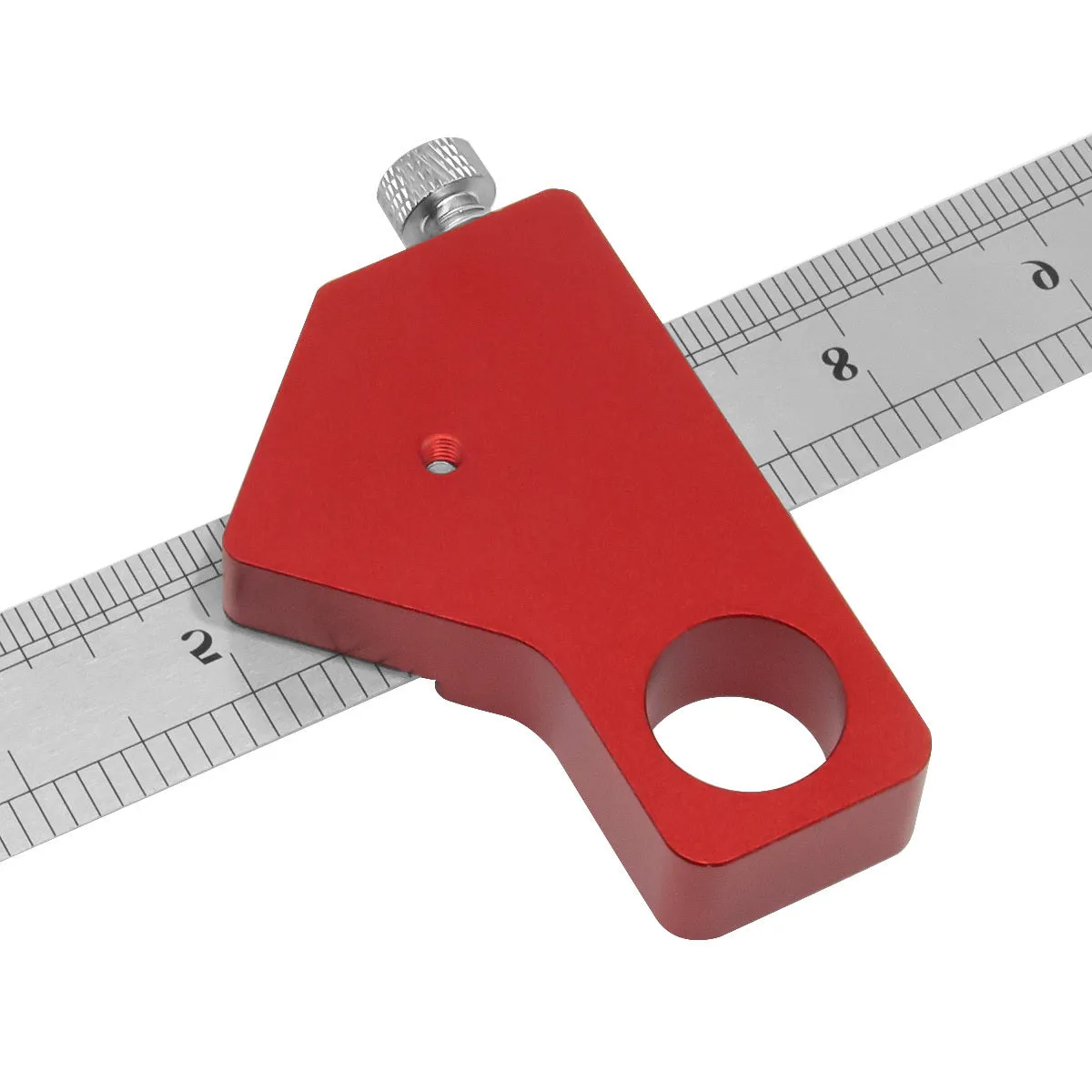 Steel Ruler Positioning Block for Woodworking Carpentry projects