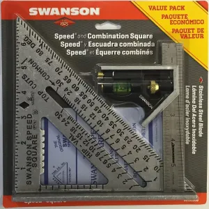 Swanson S0101CB Speed Square Layout Tool Value Pack