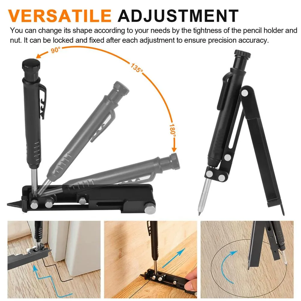 Ultimate MultiFunction Scribing Tool for Precision Woodworking and Tiling