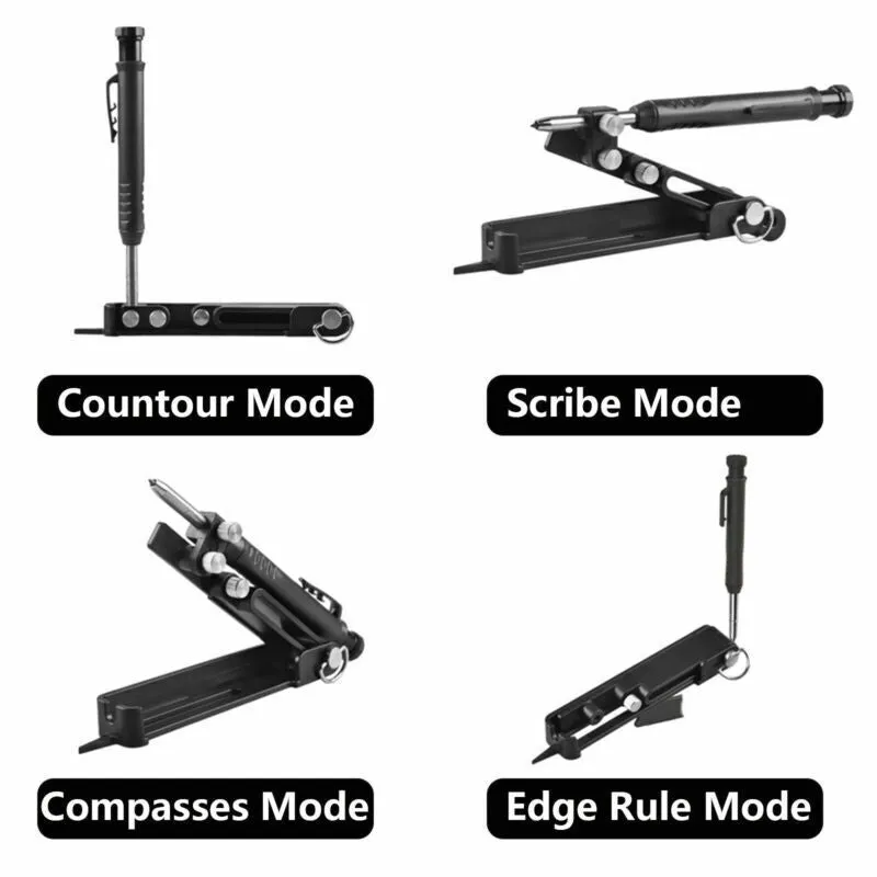 Ultimate MultiFunction Scribing Tool for Precision Woodworking and Tiling