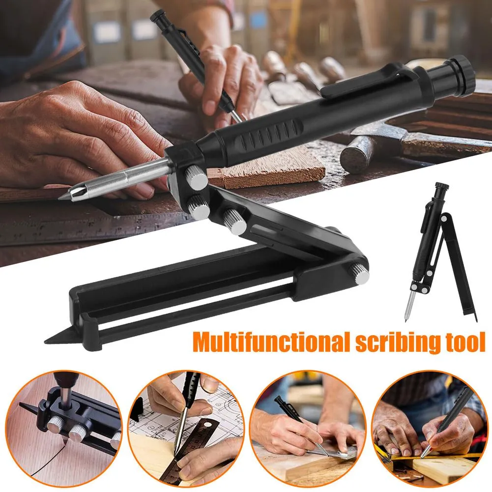 Ultimate MultiFunction Scribing Tool for Precision Woodworking and Tiling