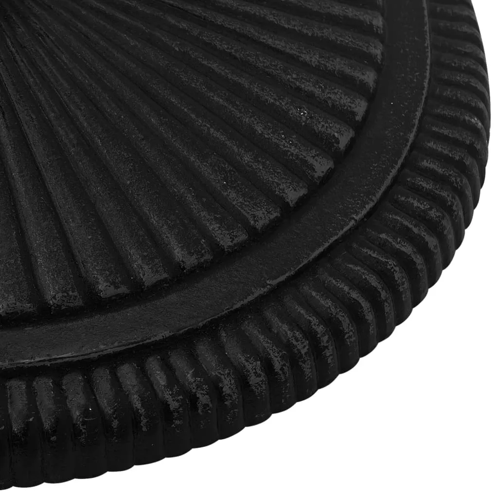 Umbrella Base Black 45x45x30 cm Cast Iron